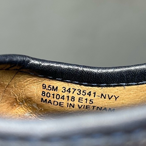 Frye Women's Heels Regina Pump Leather 9.5M Slip on Shoe Kitten Heel Blue. - Picture 12 of 12